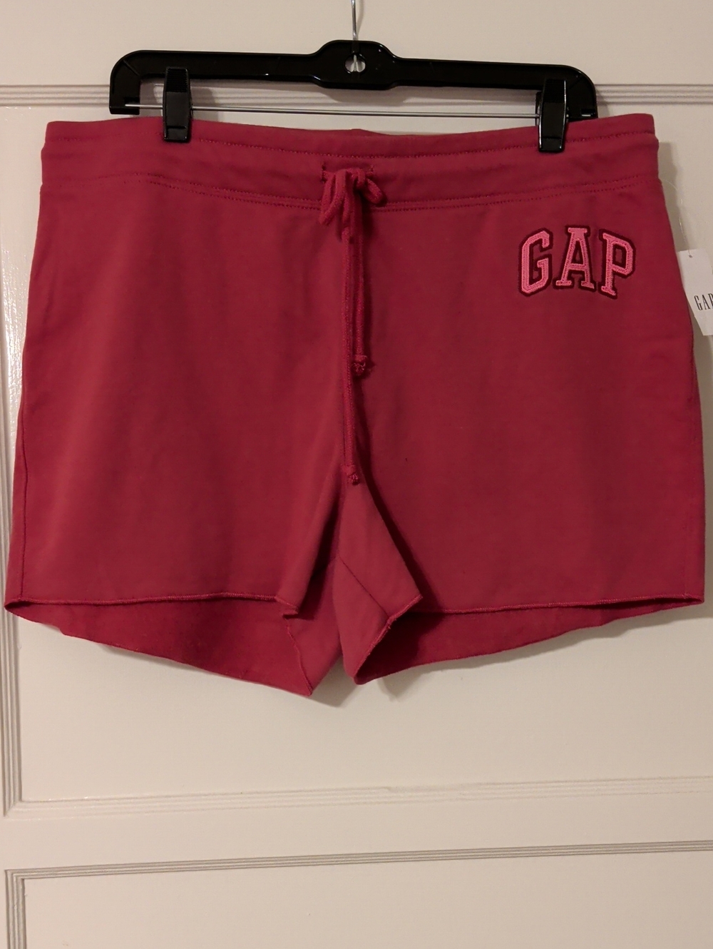 GAP Women's Pink/Raspberry Drawstring Athletic Shorts Size Large